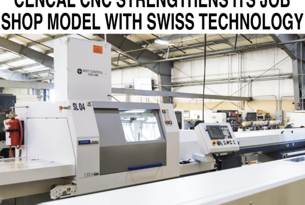 A year ago, CenCal CNC had no Swiss turning. Today, they have four Citizens; two L20s and two L32s.